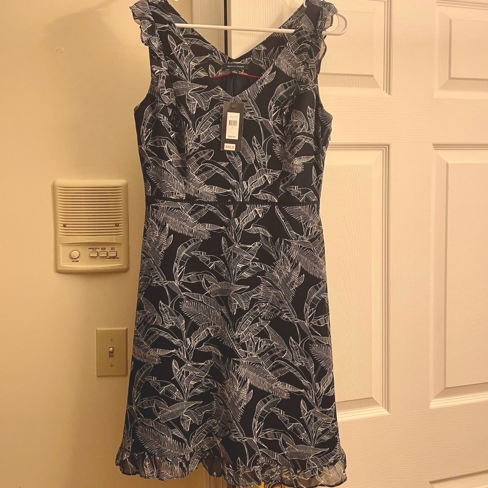 NWT Tommy Hilfiger Blue floral Sundress size 6